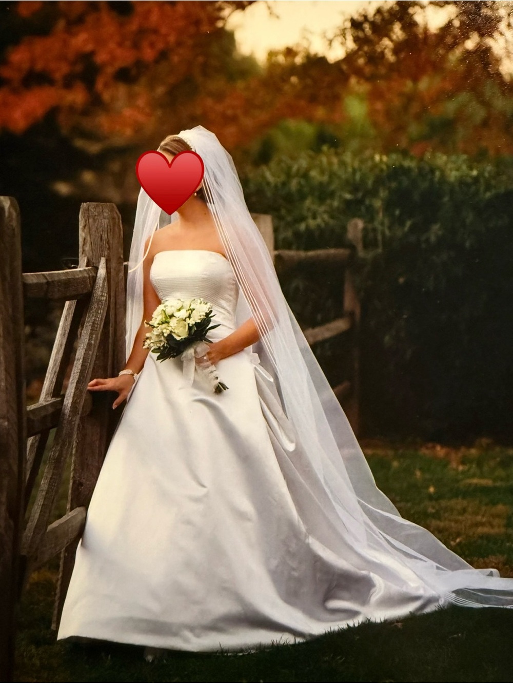 Vintage Peter Langner Wedding Dress + Veil 🤍 - Picture 1 of 14
